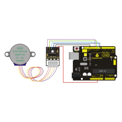 KEYESTUDIO KEYESTUDIO stepper motor drive board και stepper motor KS0327, 5V, 3τμχ