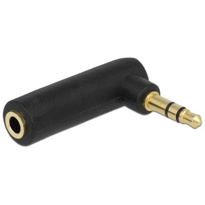 DELOCK DELOCK αντάπτορας 3.5mm αρσενικό σε 3.5mm θηλυκό 65364, 3pin, γωνιακός