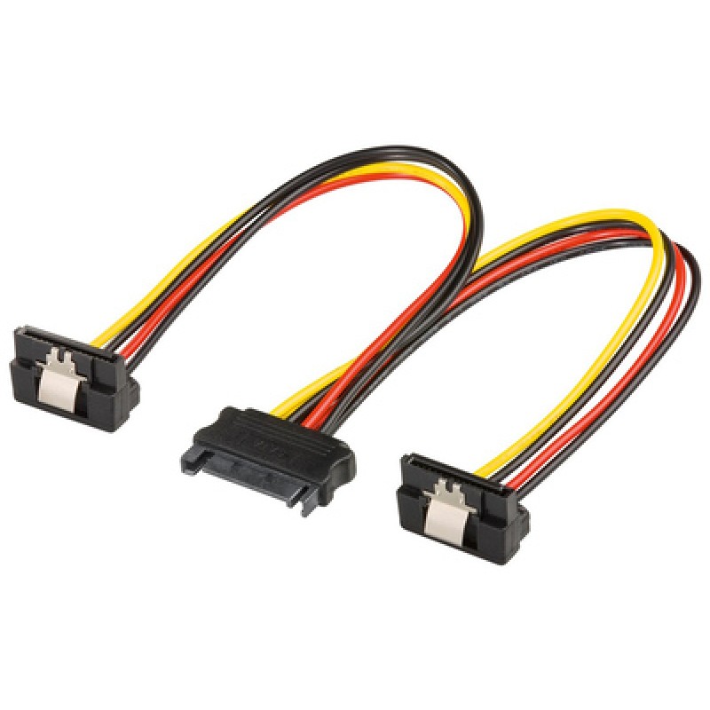 GOOBAY GOOBAY καλώδιο SATA Standard σε 2 SATA-Standard 90 °, 0.2m