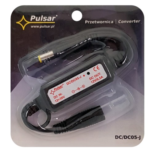 PULSAR PULSAR μετατροπέας μείωσης τάσης DC/DC05-J, 12-30VDC, βύσμα DC 2.1/5.5
