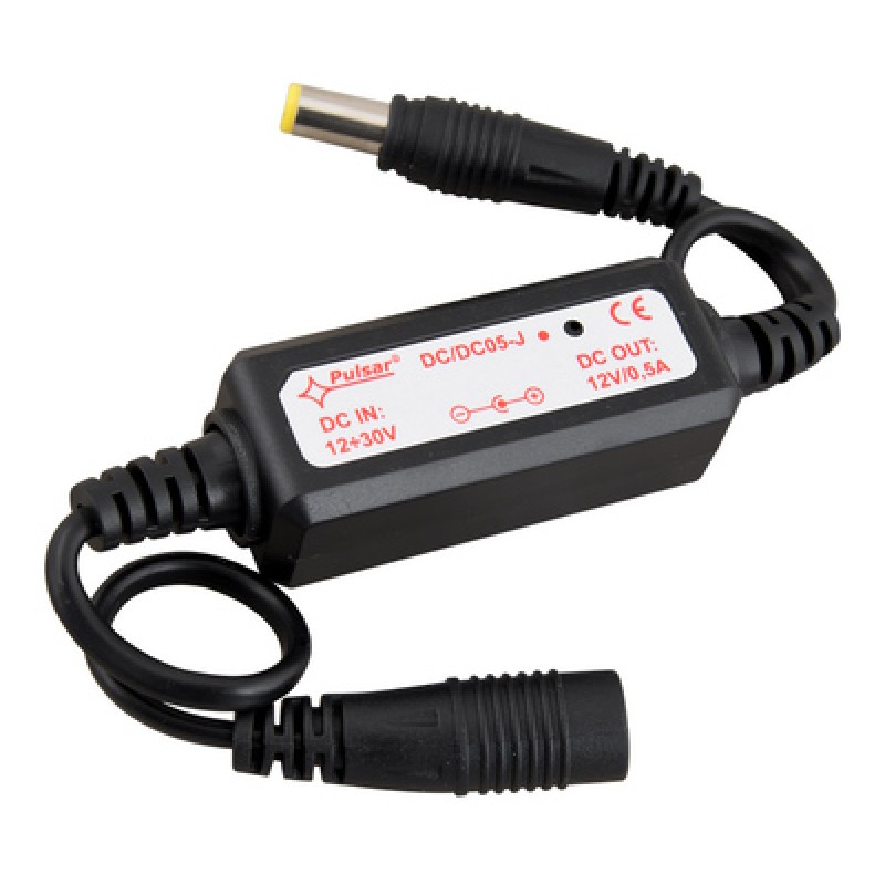 PULSAR PULSAR μετατροπέας μείωσης τάσης DC/DC05-J, 12-30VDC, βύσμα DC 2.1/5.5