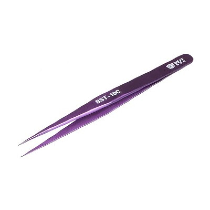 BEST BEST Τσιμπίδα BST-10C, Stainless Steel, ESD, Ίσια