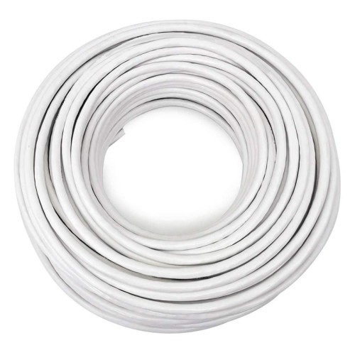 ACCORDIA ACCORDIA ομοαξονικό καλώδιο τηλεόρασης 75OHM, 1mm, 100m, λευκό