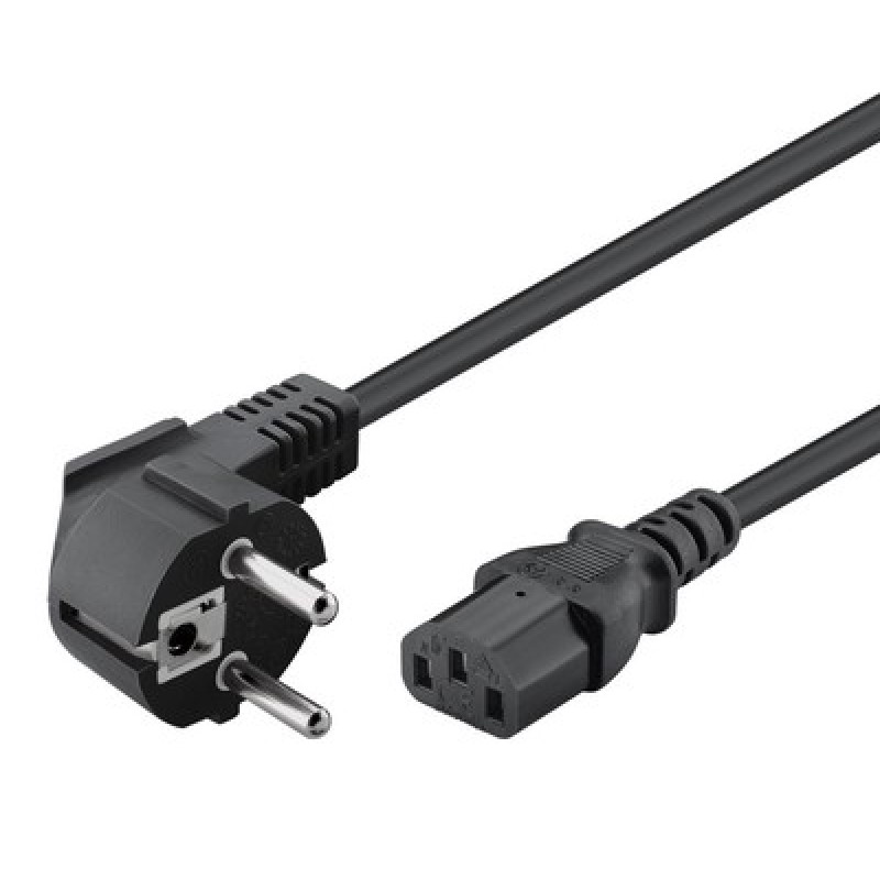 Powertech POWERTECH Καλώδιο τροφοδοσίας 3x 1mm² CAB-P014, μαύρο, 1.5m