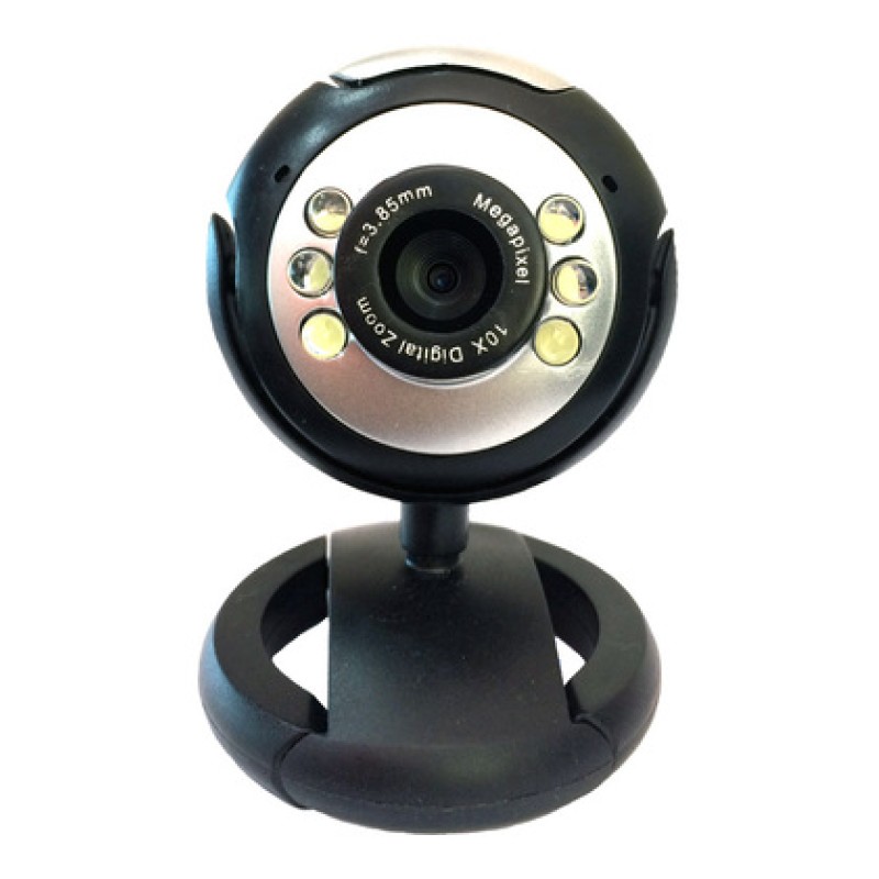 Powertech POWERTECH Web Camera PT-509 1.3MP, Plug & Play, μαύρη