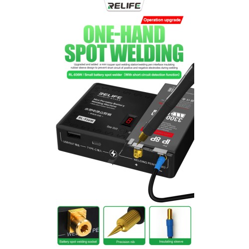 RELIFE RELIFE ηλεκτροπόντα μπαταριών RL-936W, 8 επίπεδα, 4000mAh