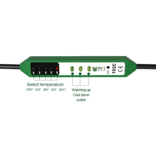 BEST BEST κολλητήρι BST-102C, 90W/60W, 5 θέσεις θερμότητας 280-480 °C