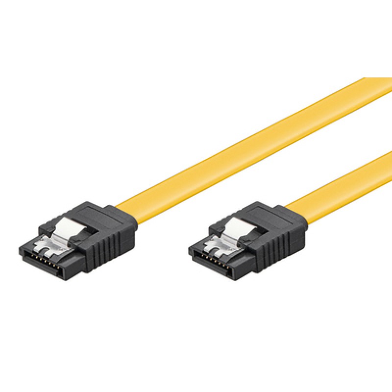 Powertech POWERTECH καλώδιο SATA III 7pin σε 7pin CAB-W023, Metal Clip, 0.2m