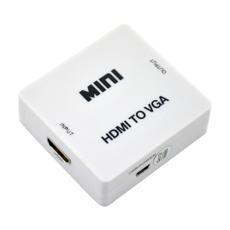 Powertech POWERTECH HD Video Converter HDMI σε VGA & 3.5mm Audio CAB-H073, Full HD