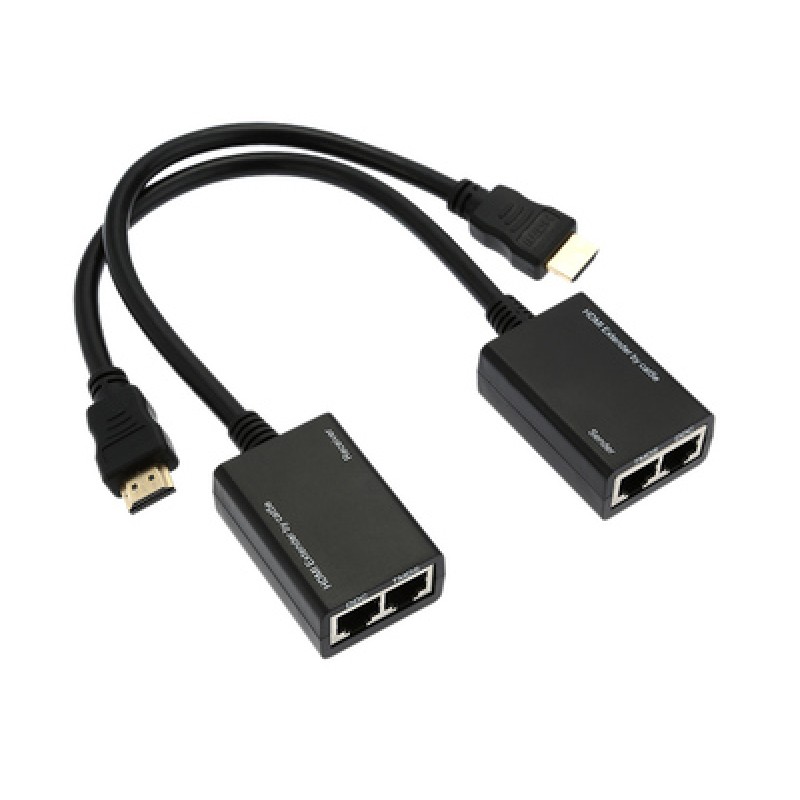 Powertech POWERTECH HDMI video extender CAB-H078 μέσω καλωδίου RJ45, 1080p, 30m