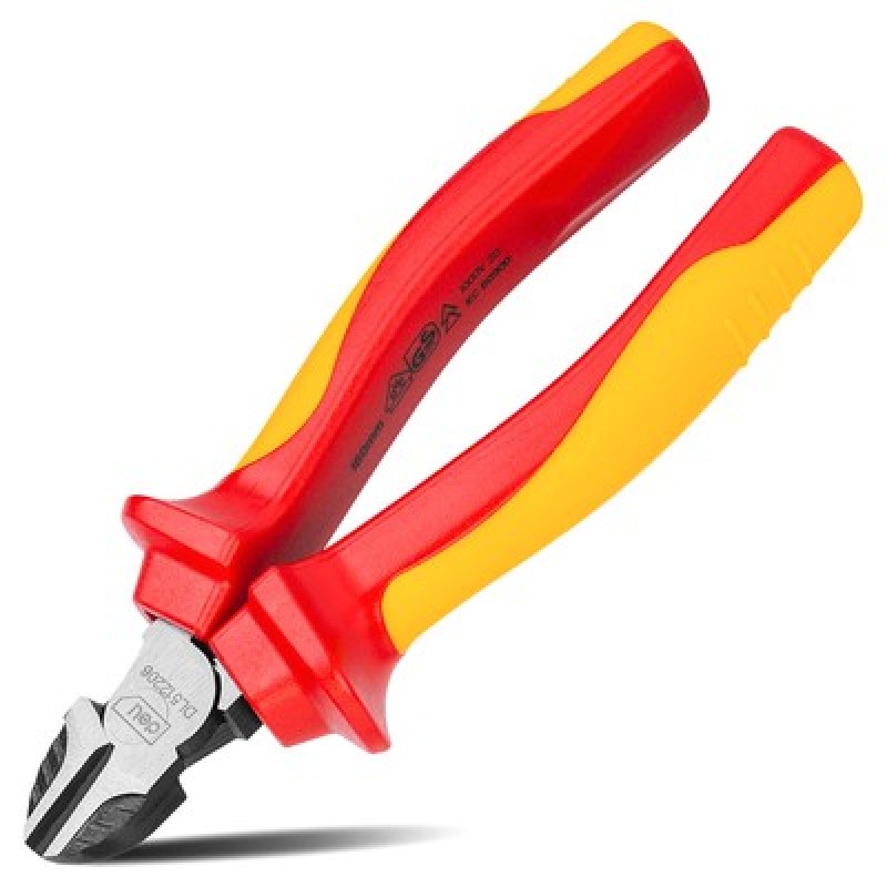 DELI DELI πλαγιοκόφτης ηλεκτρολόγου DL512206 με αντιολισθητικές λαβές, VDE 1000V, 160mm