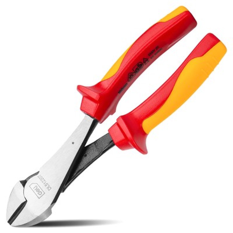 DELI DELI πλαγιοκόφτης ηλεκτρολόγου DL512207 με αντιολισθητικές λαβές, VDE 1000V, heavy duty, 180mm