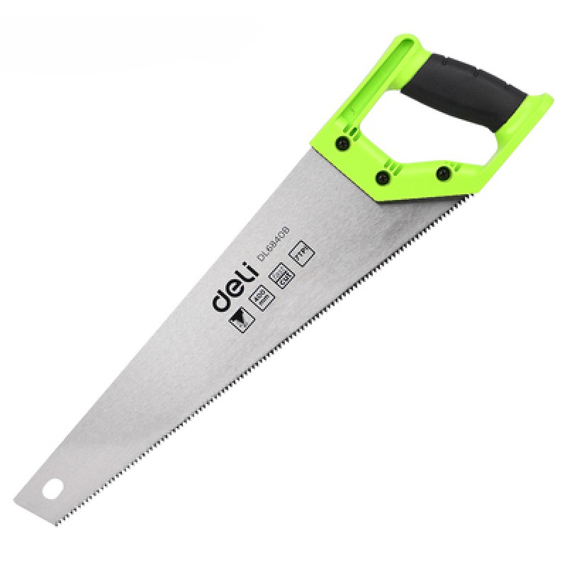 DELI DELI πριόνι ξύλου DL6840B με εργονομική λαβή, 400mm, πράσινο