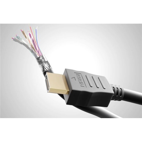 GOOBAY GOOBAY καλώδιο HDMI 2.0 61159 με Ethernet, 4K/60Hz, 18 Gbps, 2m, μαύρο