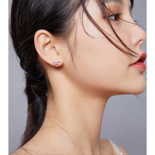 BAMOER BAMOER σκουλαρίκια καρφωτά SCE893, κυβική ζιρκόνια, ασήμι 925, ασημί