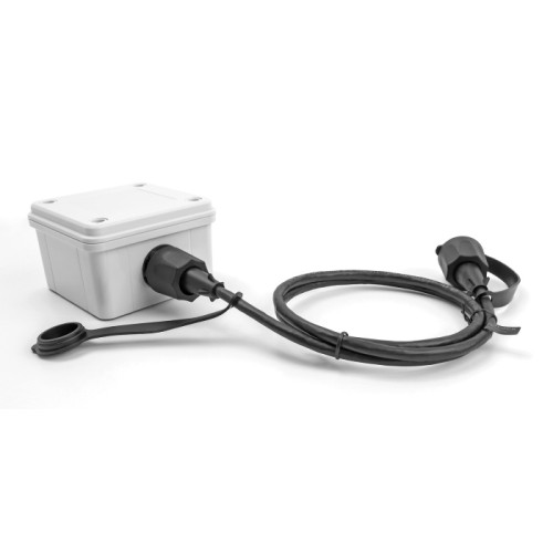 DELOCK DELOCK καλώδιο δικτύου 80166, CAT 6 STP, με καπάκι, IP68, 1m, μαύρο