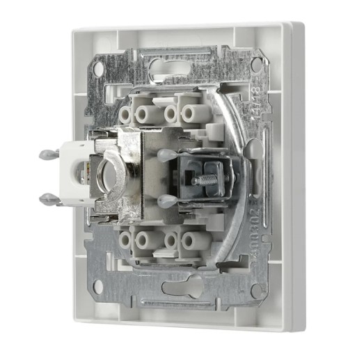 SCHNEIDER ELECTRIC SCHNEIDER ELECTRIC επιτοίχια πρίζα δικτύου RJ45 & RJ12 Asfora EPH4900121
