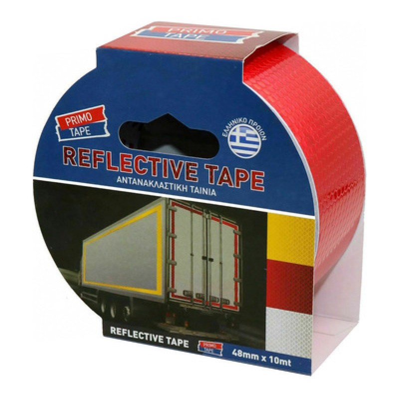 PRIMO TAPE PRIMO TAPE αντανακλαστική ταινία SEL-025, 48mm x 10m, κόκκινη