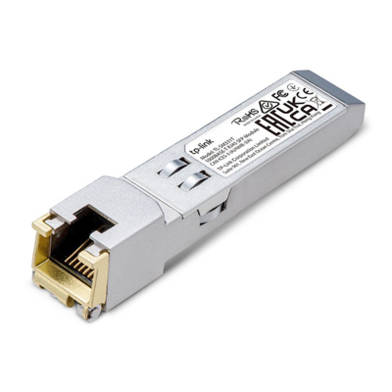 TP-Link TP-LINK 1000BASE-T RJ45 SFP Module TL-SM331T, έως 100m, Ver. 1.0
