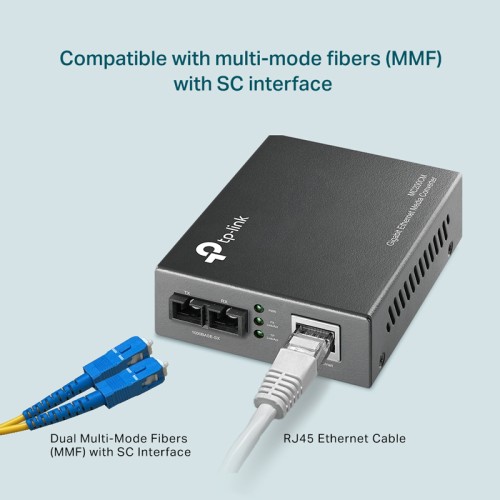 TP-Link TP-LINK Gigabit Multi-Mode Media Converter MC200CM, Ver. 4.0