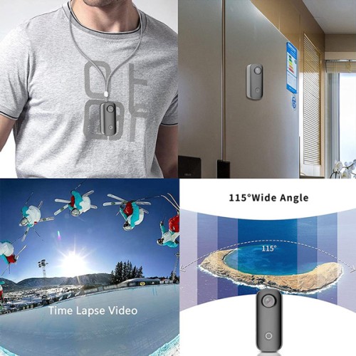 SJCAM SJCAM mini action camera C100+, 4K, 15MP, Wi-Fi, αδιάβροχη, μαύρη