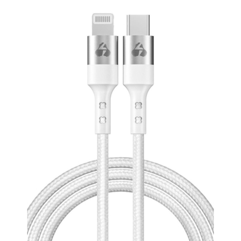 Powertech POWERTECH καλώδιο USB-C σε Lightning PTR-0127, PD 20W, copper, 1m, λευκό