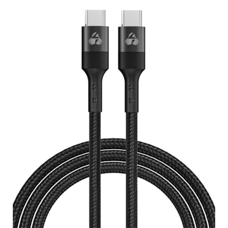 Powertech POWERTECH καλώδιο USB-C PTR-0131, PD 60W, copper, 60cm, μαύρο