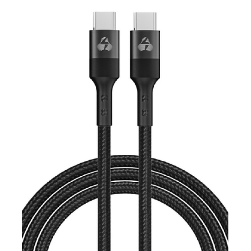 Powertech POWERTECH καλώδιο USB-C PTR-0133, PD 100W, copper, 60cm, μαύρο