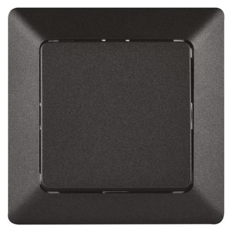 EMOS EMOS μπουτόν κουδουνιού/κλιμακοστάσιου A6100.9, μονό, 1/0, 10A, μαύρο