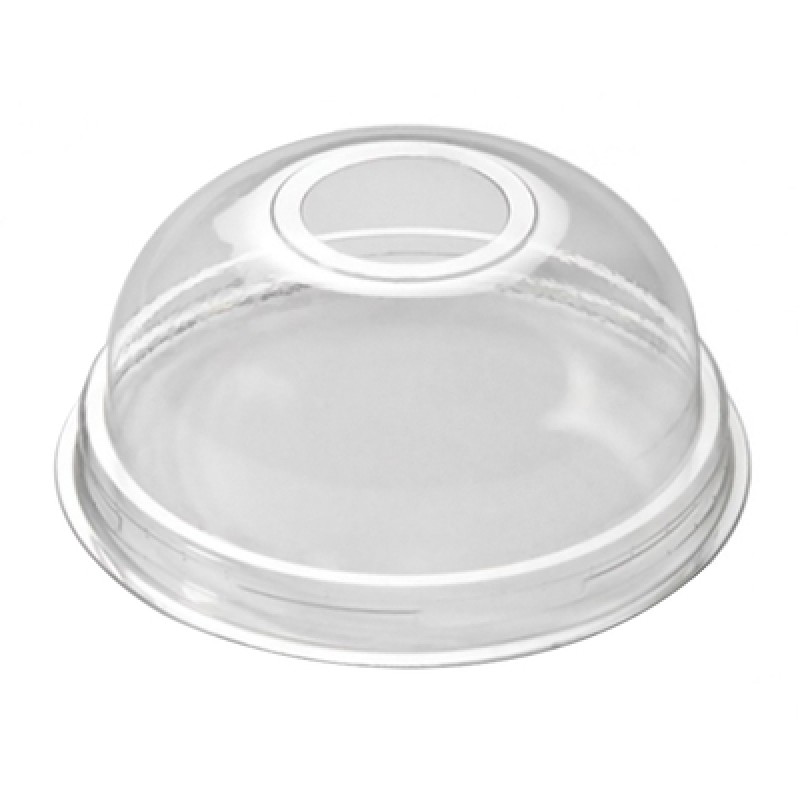 UNBRANDED Καπάκι πομπέ για ποτήρι, 90mm, διάφανο, 100τμχ