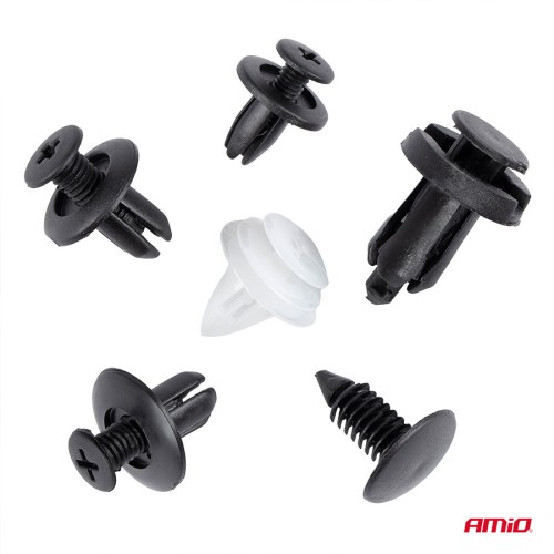 AMIO AMIO σετ κλιπ αυτοκινήτου 02830, universal, 100τμχ