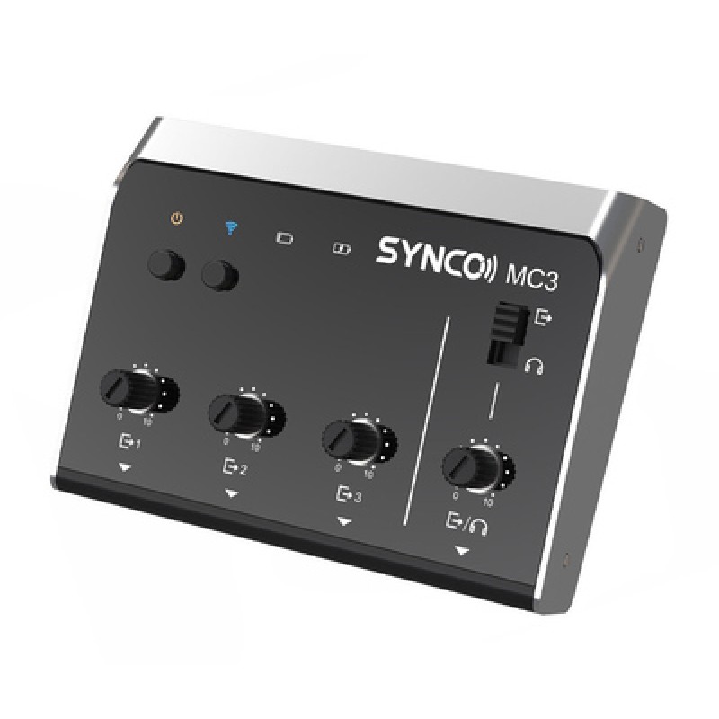 SYNCO SYNCO μίκτης ήχου MC3-LITE, 4 καναλιών, Bluetooth, 500mAh, γκρι
