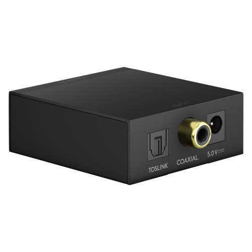 GOOBAY GOOBAY μετατροπέας ήχου 58493, Coaxial/Toslink σε 2x RCA, μαύρος