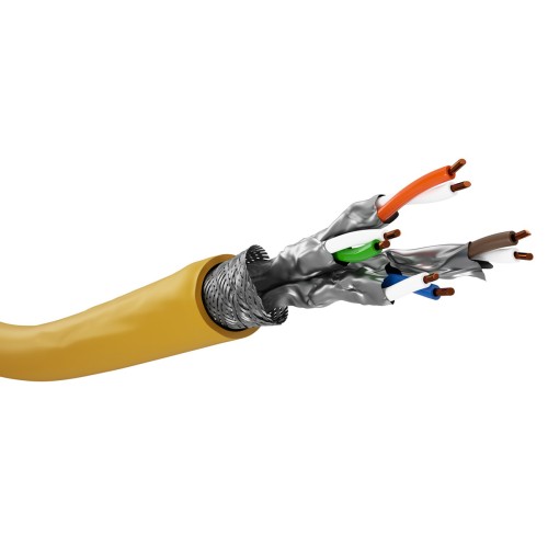 GOOBAY GOOBAY καλώδιο δικτύου 61126, CAT 8.1 S/FTP, copper, GHMT, 25m, κίτρινο