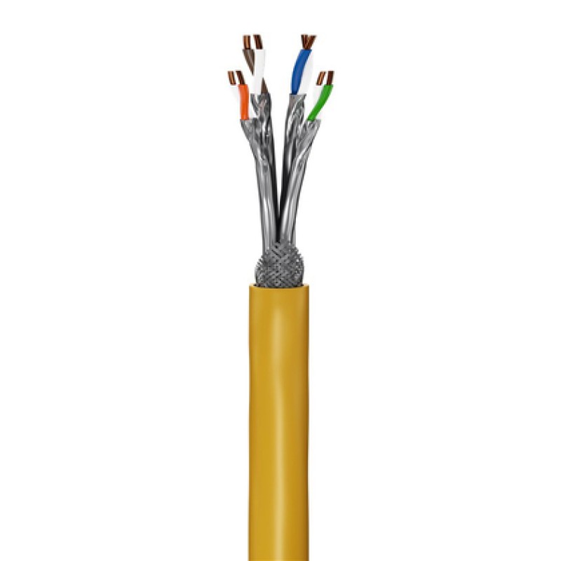 GOOBAY GOOBAY καλώδιο δικτύου 61126, CAT 8.1 S/FTP, copper, GHMT, 25m, κίτρινο