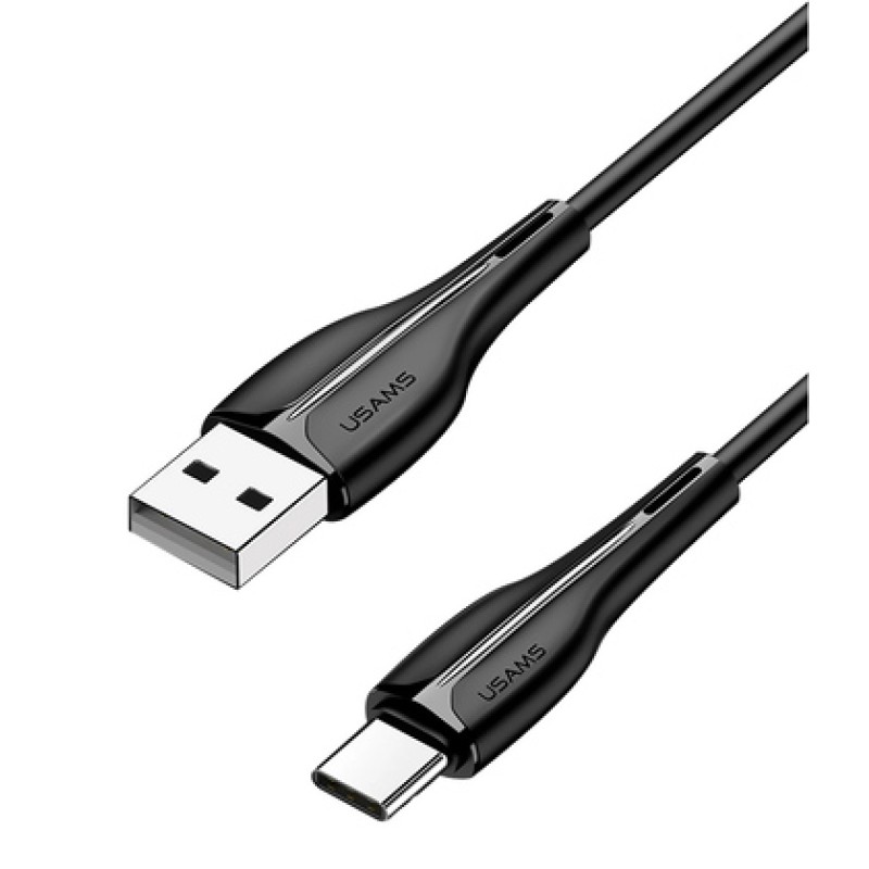 USAMS USAMS καλώδιο USB-C σε USB US-SJ372, 2A, 1m, μαύρο