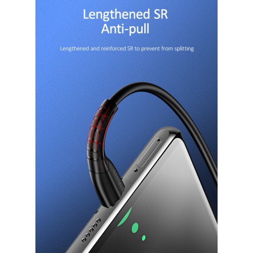 USAMS USAMS καλώδιο USB-C σε USB US-SJ366, 2A, 1m, μαύρο
