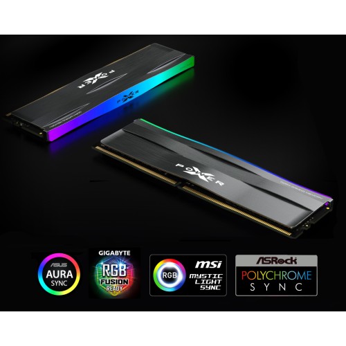 SILICON POWER SILICON POWER μνήμη DDR4 UDIMM XPOWER Zenith, 16GB, RGB, 3200MHz, CL16