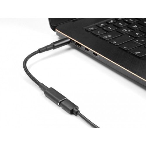 Powertech POWERTECH καλώδιο τροφοδοσίας CAB-UC067, USB-C σε IBM 7.9x5.5mm, μαύρο