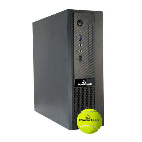 Powertech POWERTECH PC Case PT-1098 με 250W PSU, Mini-ITX, 280x93x290mm, μαύρο
