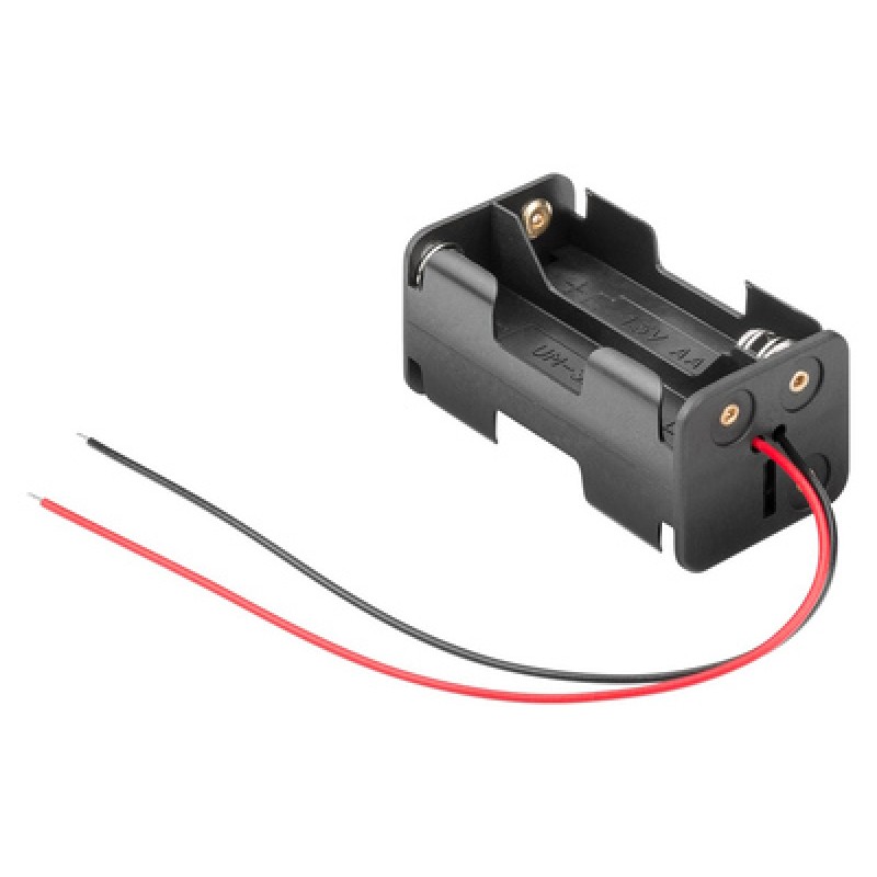 GOOBAY GOOBAY θήκη μπαταρίας 11472 για 4x AA μπαταρίες, μαύρη