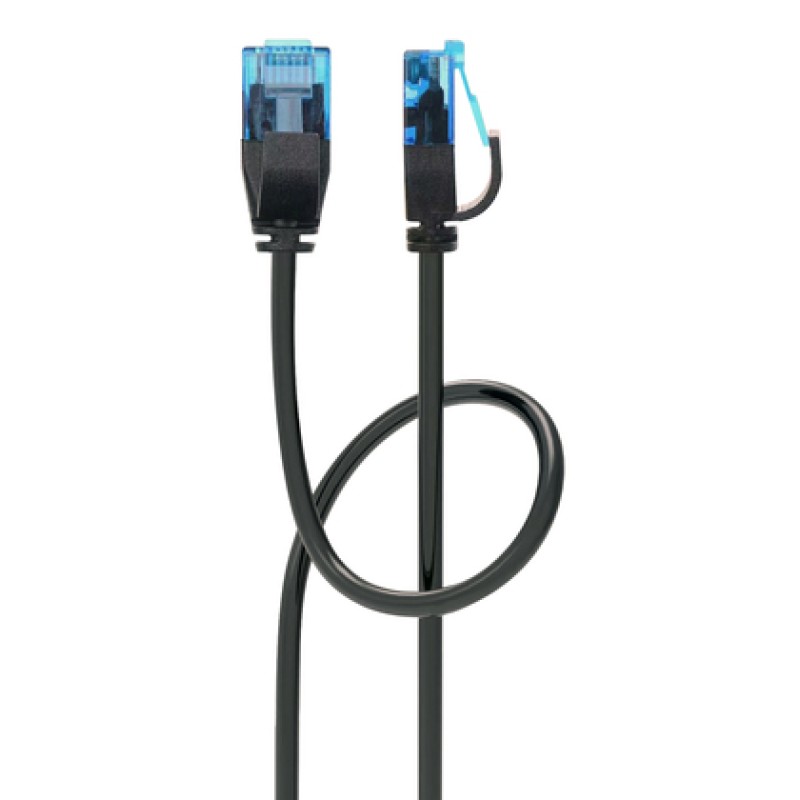 Powertech POWERTECH καλώδιο δικτύου PTR-0144 Cat 6a U/UTP, copper, slim, 3m, μαύρο