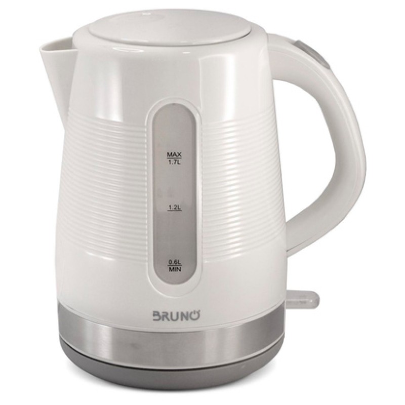 Bruno BRUNO βραστήρας νερού BRN-0142, 1.7L, 2200W, λευκό-γκρι