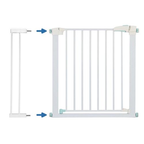 C-TECH C-TECH προέκταση προστατευτικής πόρτας HUH-0120, μεταλλική, 14cm, λευκή