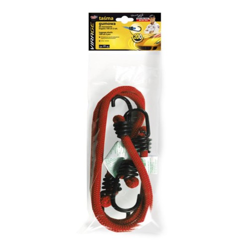 MOJE AUTO MOJE AUTO ελαστικός ιμάντας πρόσδεσης φορτίου 93-005, 100cm, 2τμχ