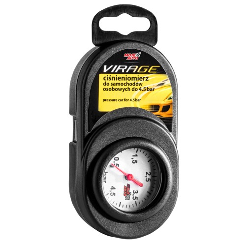 MOJE AUTO MOJE AUTO αναλογικό μανόμετρο πίεσης τροχών 93-010, έως 4.5 bar