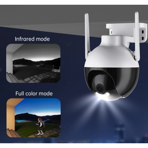 Sectec SECTEC smart κάμερα ST-593-4M-IC, 4MP, WiFi, PTZ, IP65