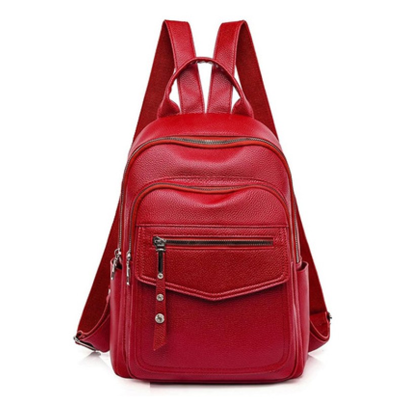ROXXANI ROXXANI γυναικεία τσάντα πλάτης LBAG-0020, κόκκινη