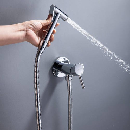 Bruno BRUNO εντοιχιζόμενη μπαταρία μπιντέ M61763, αναμεικτική, ασημί