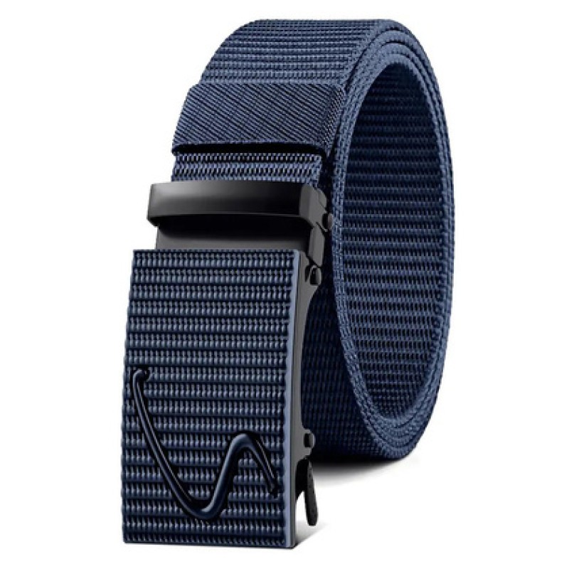 UNBRANDED Ζώνη στρατιωτικού τύπου TMV-0058, ρυθμιζόμενη, 3.8 x 120cm, μπλε